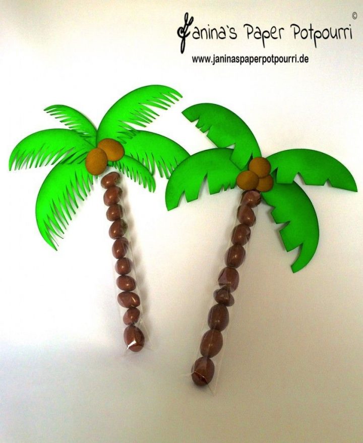 Bastelvorlage Palme | Palme Basteln, Palmen, Strand Basteln mit Bastelvorlage Palme