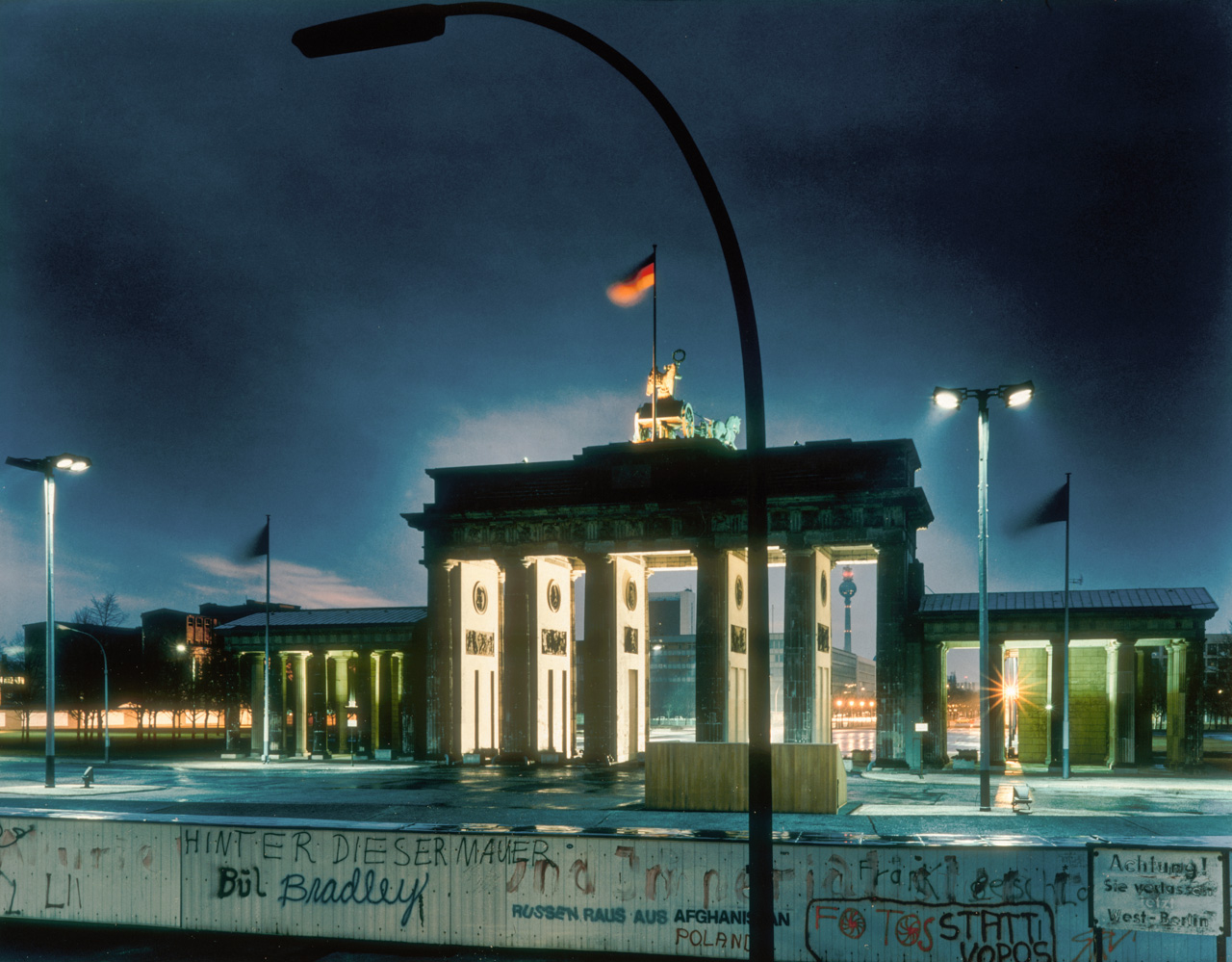 Berlin Nights in Laternenbilder