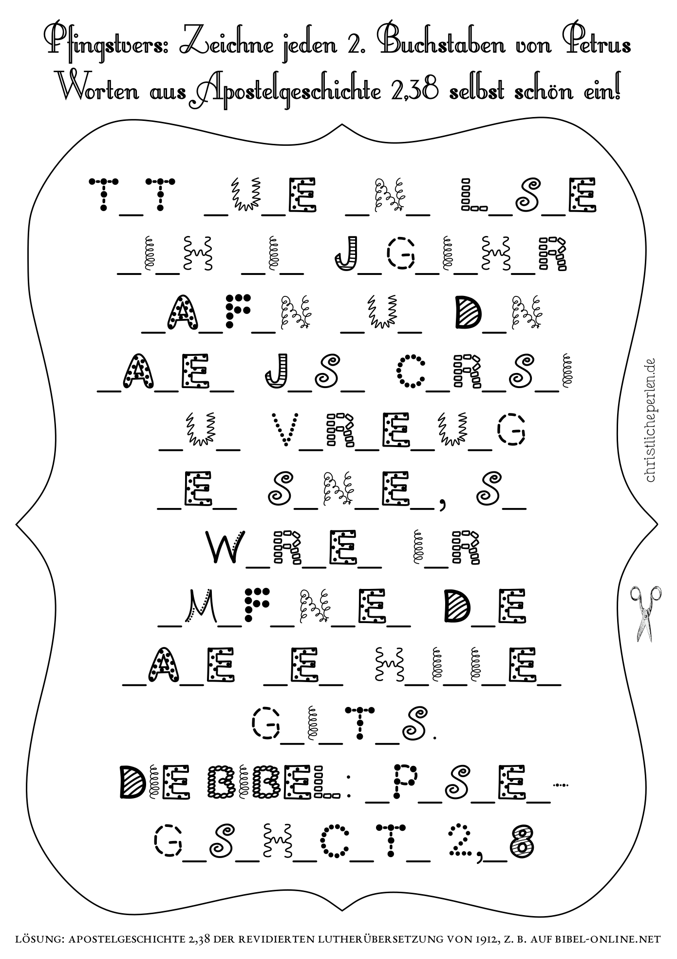 Bibelquiz | Christliche Perlen verwandt mit Bibel Kreuzworträtsel Zum Ausdrucken