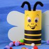 Bienen Basteln - Anleitung Und Ideen Für Verschiedene über Biene Bastelvorlage