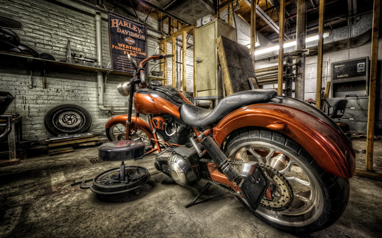 Bilder Von Harley-Davidson Custombike Hdr Motorräder ganzes Harley Davidson Hintergrundbilder