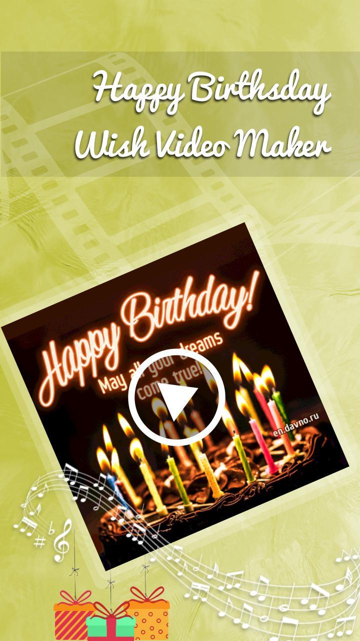 Birthday Song With Name &amp; Wishes Video Maker For Android in Happy Birthday Songs Mit Namen