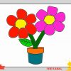 Blume Zeichnen 2 Schritt Für Schritt Für Anfänger &amp; Kinder - Zeichnen Lernen über Blumen Zeichnen Lernen