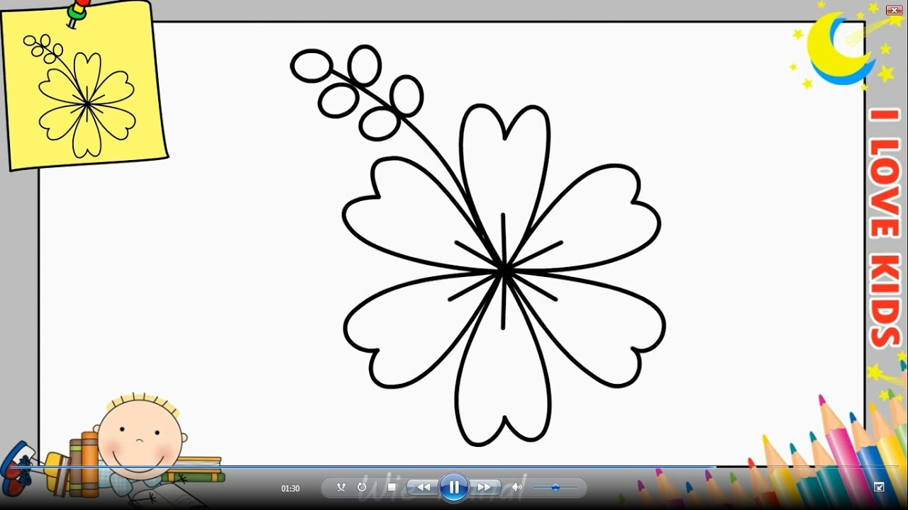Blume Zeichnen Lernen Einfach Schritt Für Schritt Für Anfänger &amp; Kinder 11 in Blumen Zeichnen Lernen Schritt Für Schritt