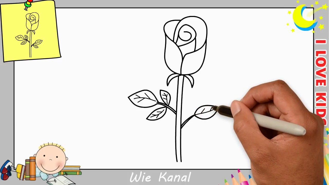 Blume Zeichnen Lernen Einfach Schritt Für Schritt Für Anfänger &amp; Kinder 14 für Blumen Zeichnen Lernen