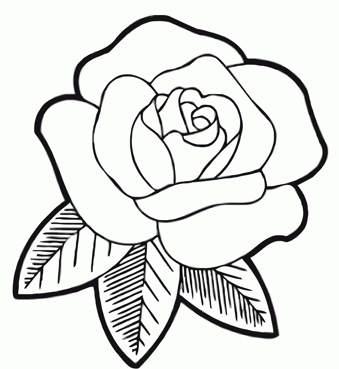 Blumen Ausmalbilder | Blumen Ausmalbilder, Ausmalbilder innen Rose Ausmalbild
