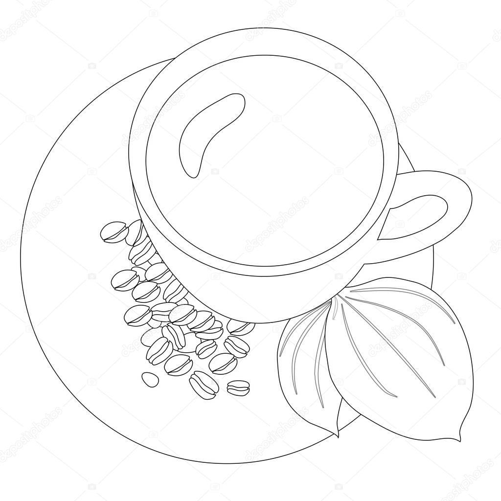 Bohnen Malvorlagen | Coloring And Malvorlagan verwandt mit Malvorlage Kaffeetasse