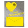 Borussia Dortmund Geldscheinkarte, Glückwunschkarte innen Bvb Geburtstagskarte