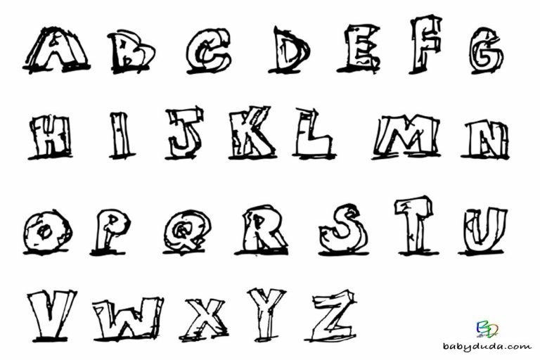 buchstaben ausmalen alphabet malvorlagen az  alphabet
