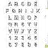 Buchstaben Und Zahlen 3D Versilbern Lokalisiert Auf Weiß Mit für Zahlen In Buchstaben