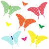 Bunte Schmetterlinge Clipart Kostenloses Stock Bild - Public für Schmetterlinge Clipart
