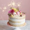 Cake #birthday #geburtstag #kuchen #sparkle #wunderkerzen mit Wunderkerzen Für Torten