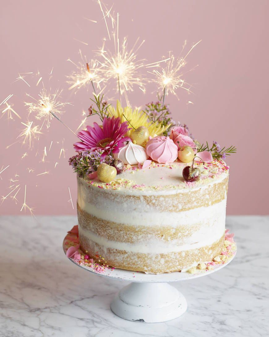 Cake #birthday #geburtstag #kuchen #sparkle #wunderkerzen mit Wunderkerzen Für Torten