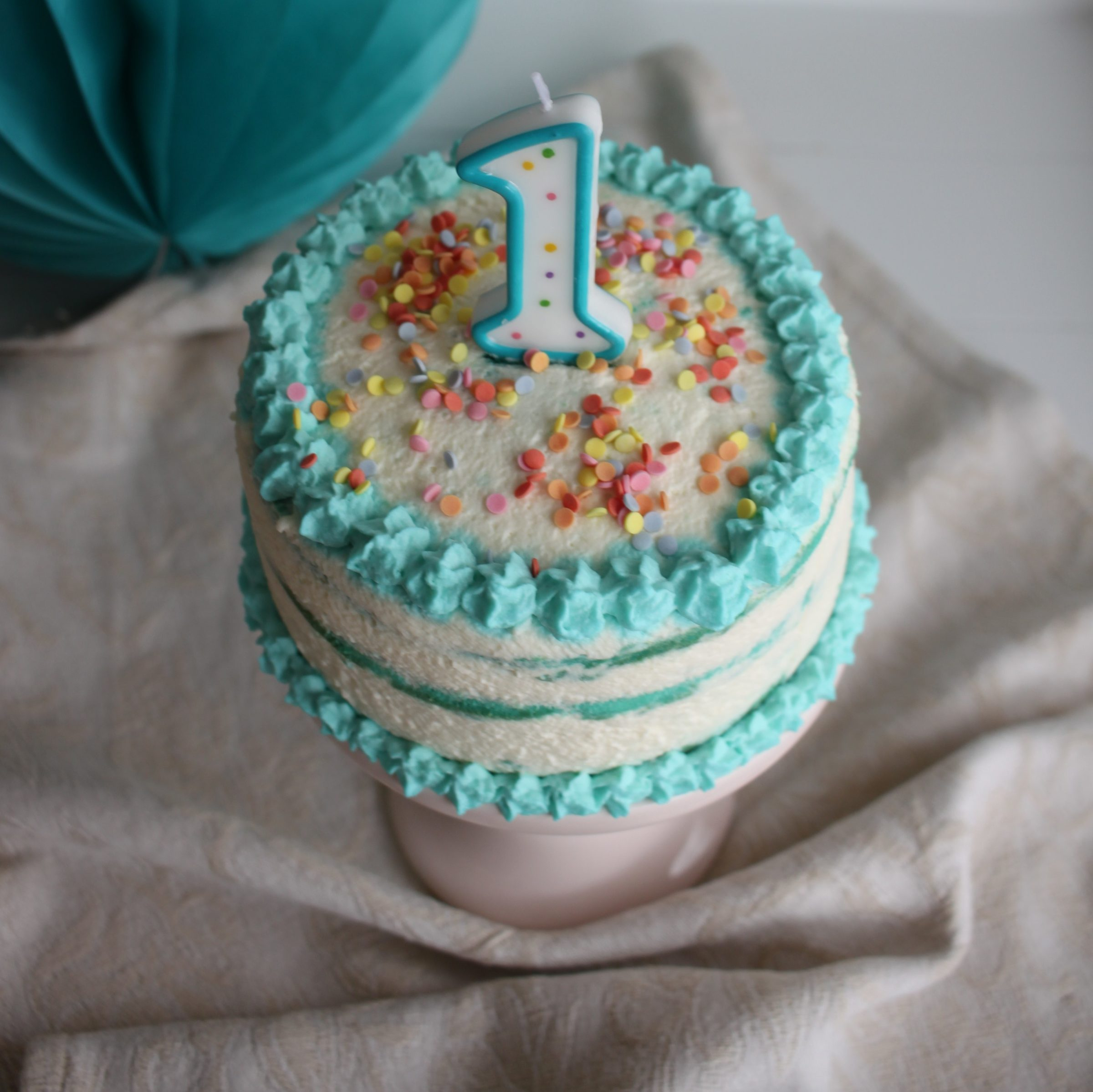Cake Smash Torte, Ganz Einfach Selbst Herstellen über Geburtstagskuchen Für 1 Geburtstag
