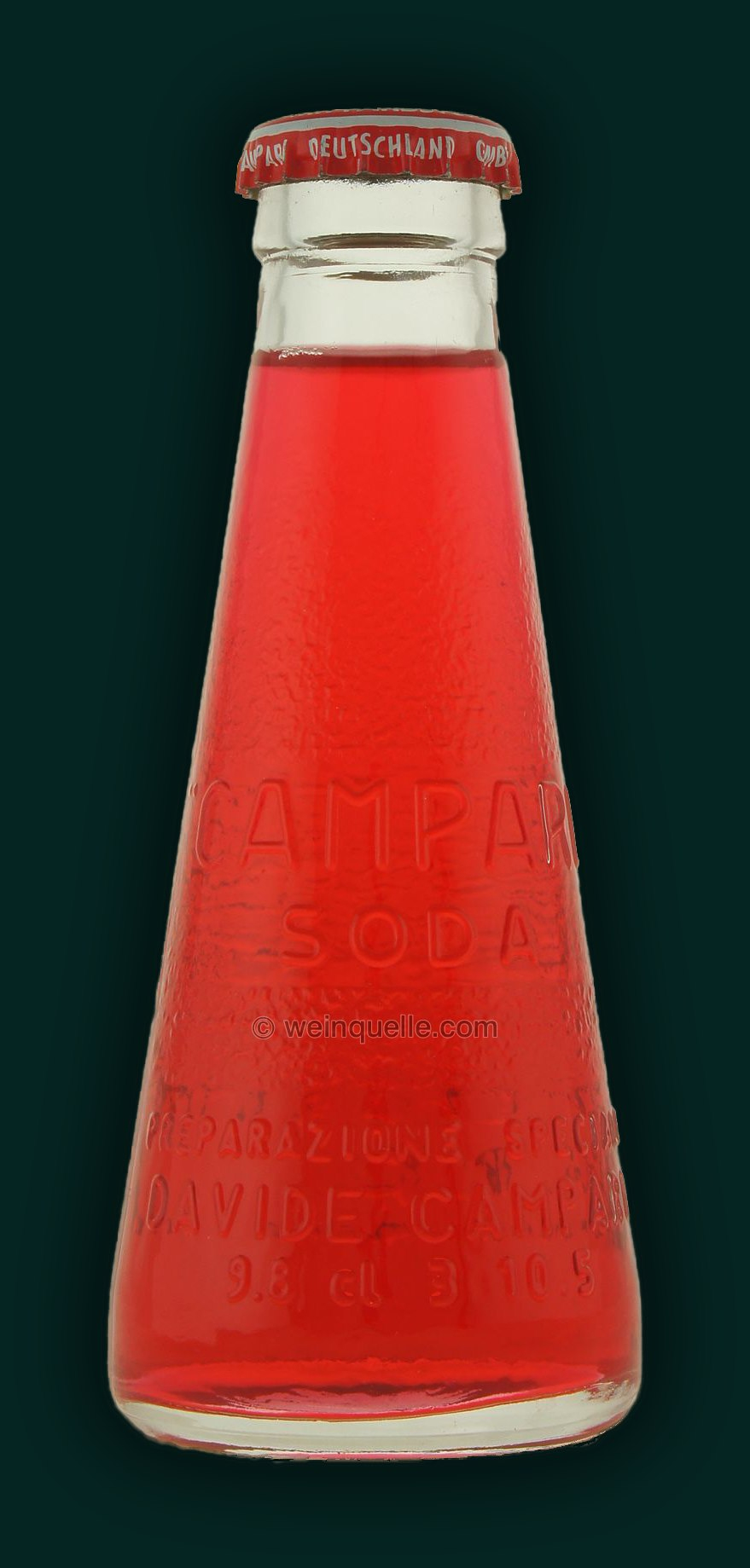 Campari Mit Soda 0,10 Liter mit Campari Soda Fläschchen