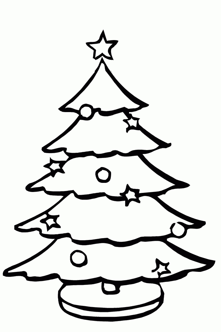 Christmas-Tree-Coloring-Pages-2.gif 726×1,093 Pixels (Mit bestimmt für Weihnachtsbaum Zum Ausmalen