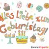 Clipart Alles Liebe Zum Geburtstag ganzes Cliparts Geburtstag Kostenlos