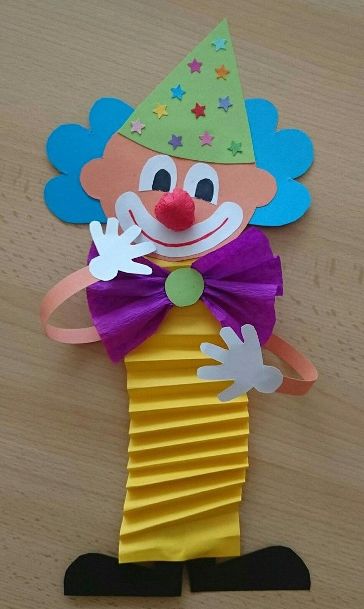 Clown Basteln Mit Kindern Zu Fasching – Vorlagen, Ideen Und bestimmt für Weihnachtsbasteln Mit Kleinkindern Vorlagen
