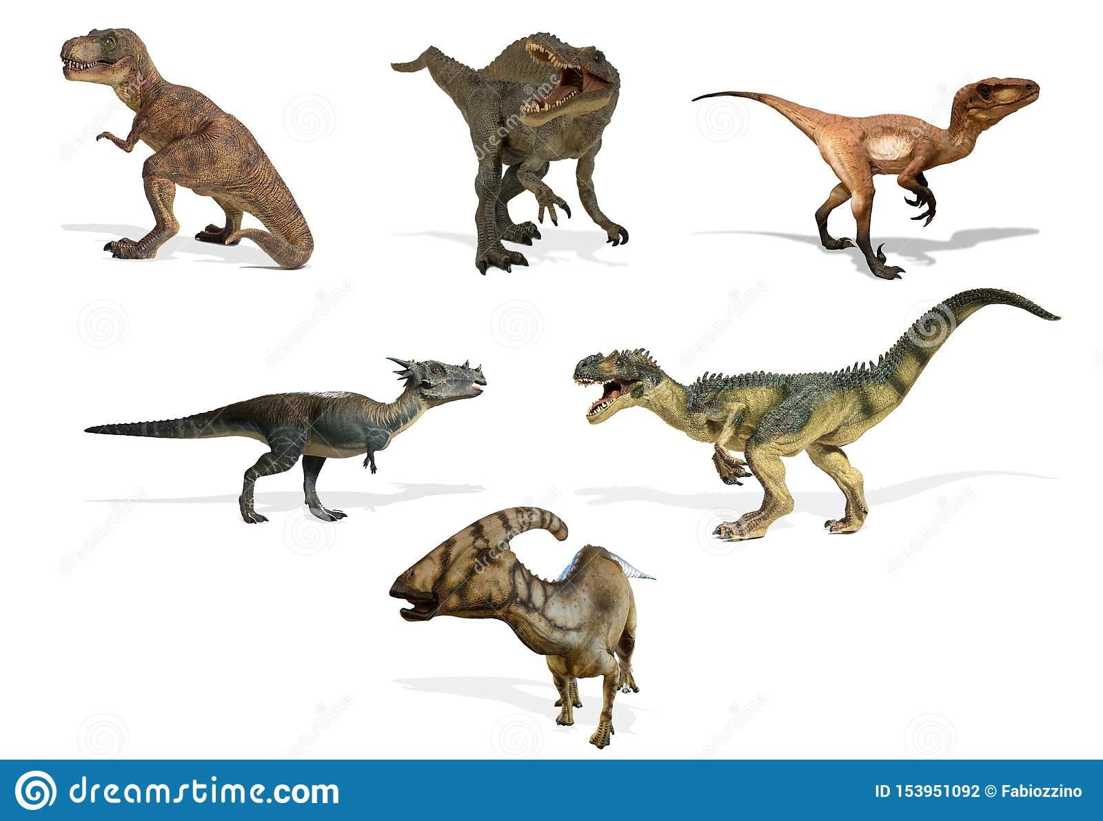 Collage Der Unterschiedlichen Art Der Dinosaurier ganzes Bilder Von Dinosauriern