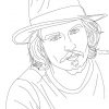 Coloring Pages | Johnny Depp Coloring Page (With Images bestimmt für Mr Bean Ausmalbilder Zum Ausdrucken
