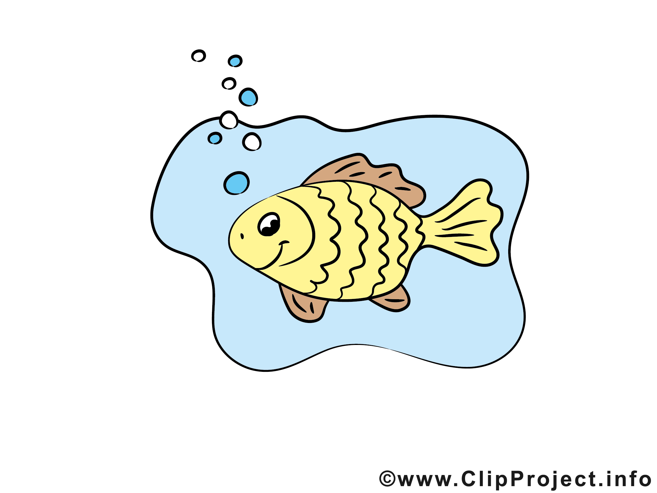 Comic Fisch bestimmt für Fische Comic
