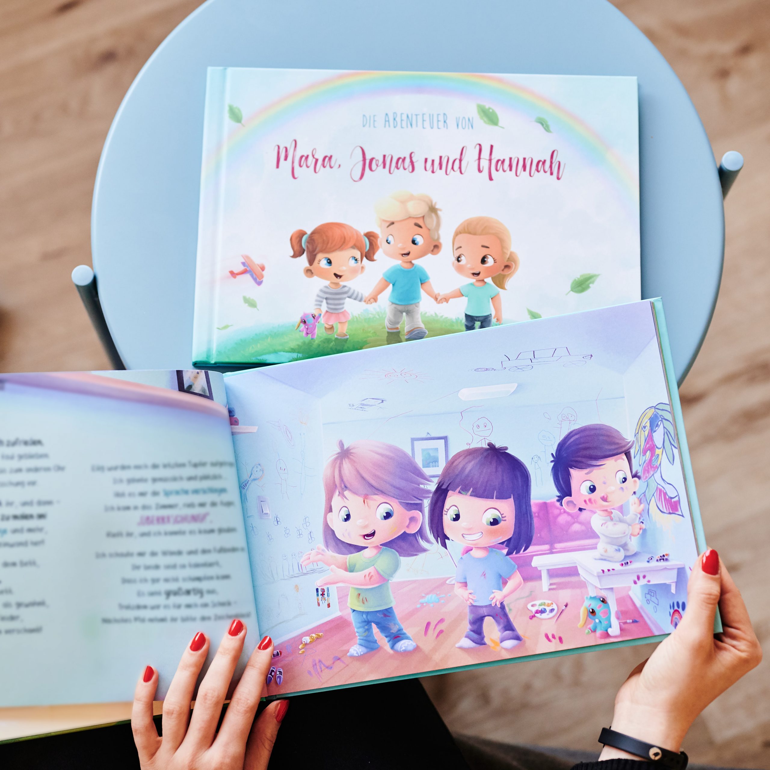Coming Soon: Personalisiertes Buch Für 3 Geschwister - Hurra innen Kinderbuch Geschwisterchen