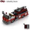 Custombricks.de - Lego Custom Moc City Modell Us Feuerwehr Truck für Lego Flughafenfeuerwehr