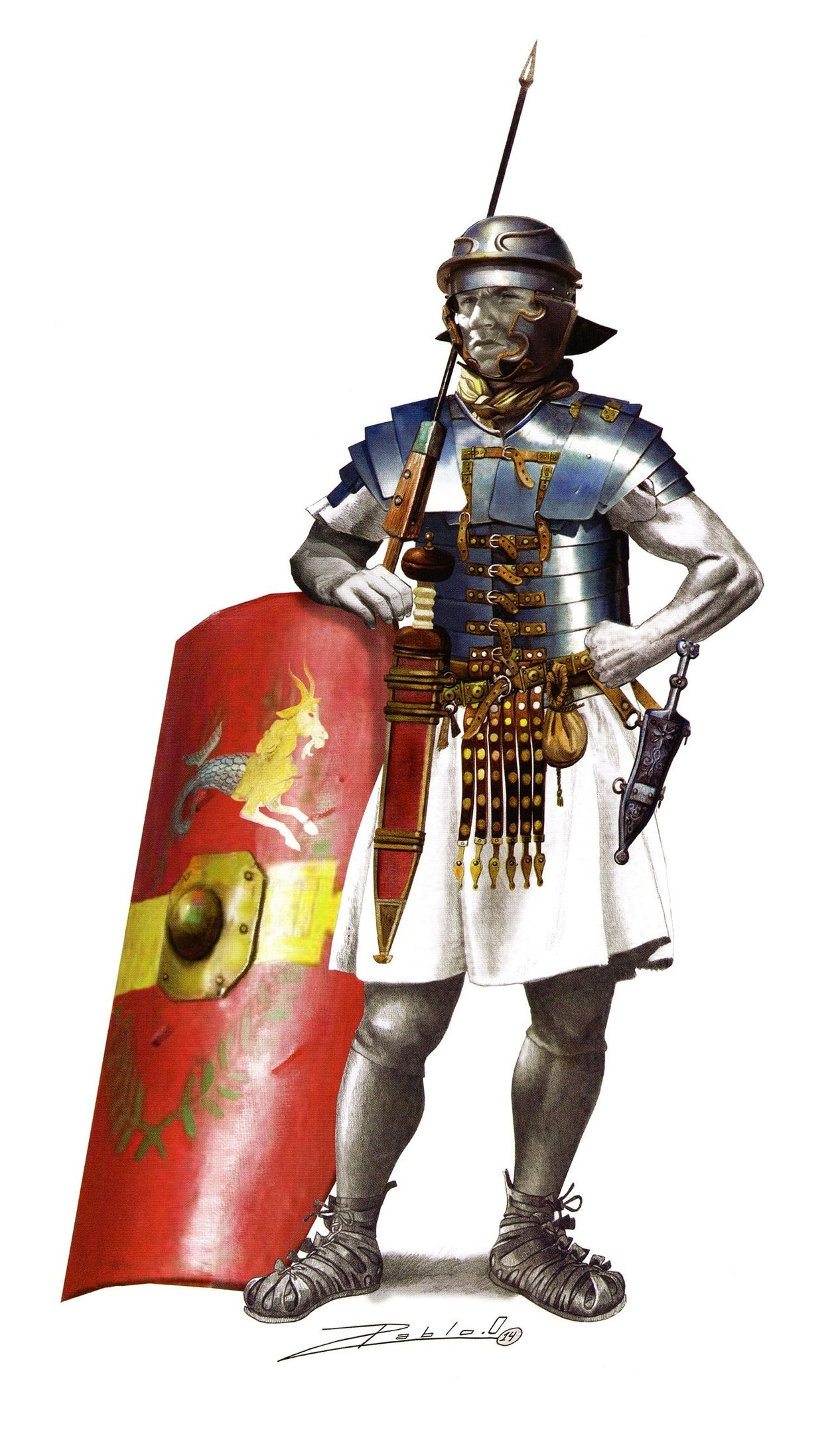 Римский Легионер, Начало I В. Н.э. | Römische Legion, Antike bestimmt für Römische Krieger