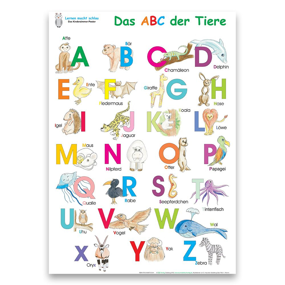 Das Abc Der Tiere + Meine Tierischen Zahlen mit Tiere Mit Anfangsbuchstaben A