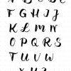 Das Alphabet Der Großbuchstaben Nach Meiner Handschrift bei Buchstabe S Verschnörkelt
