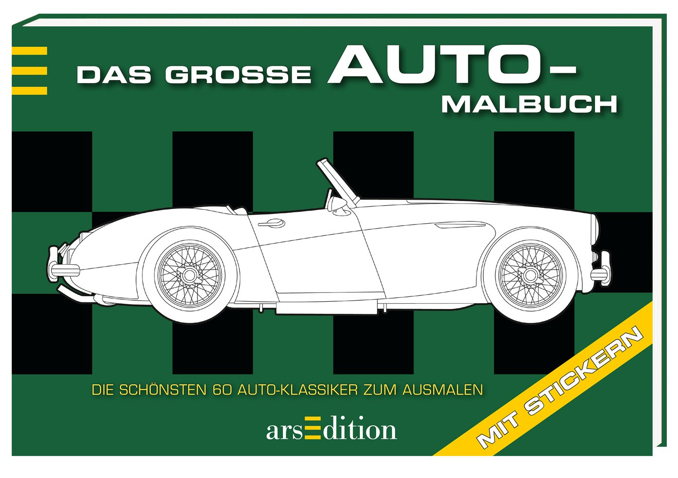 Das Große Auto-Malbuch - Die Schönsten 60 Auto-Klassiker Zum in Malbuch