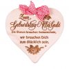 Das Schöne Holzherz - Zum Geburtstag - Herzschild Mit Glückwunschspruch in Schöne Bilder Zum Geburtstag
