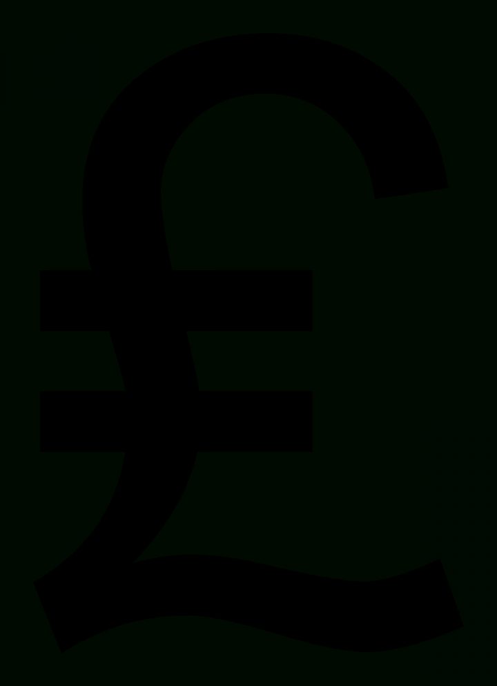 Datei:pfund-Sterling-Symbol.svg – Wikipedia innen Zeichen Für Pfund