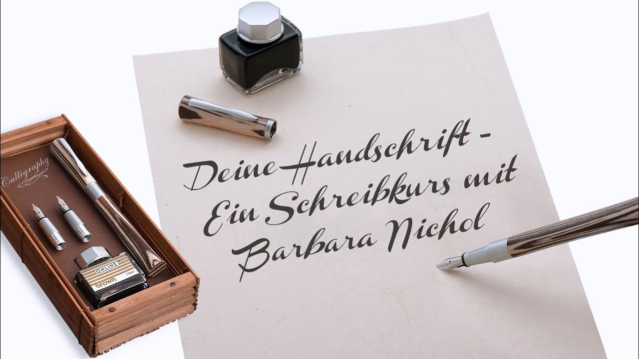 Deine Handschrift - Ein Schreibkurs Mit Barbara Nichol bestimmt für Wie Kann Man Seine Schrift Verbessern