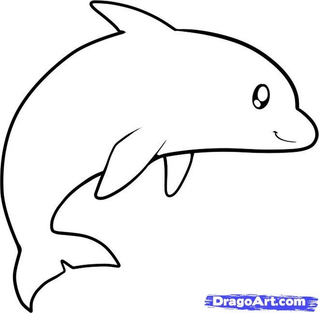Delfin Malen | Delfin Malen, Delphinzeichnung, Fisch Zeichnung über Delfine Zeichnen