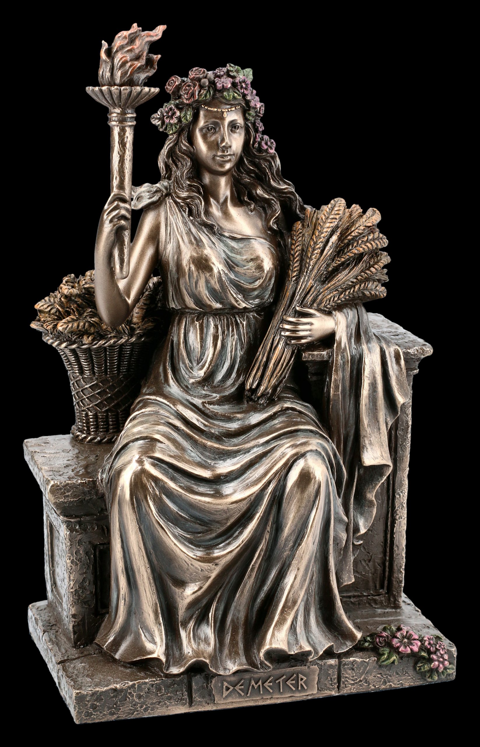 Demeter Figur - Griechische Göttin Des Getreides in Griechische Götter Figuren