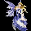 Details Zu Elfen Fantasy-Figur Auf Glaskugel - Blue Dream Elfe Engel Deko  Statue H 21 Cm bestimmt für Elfen Zeichnungen