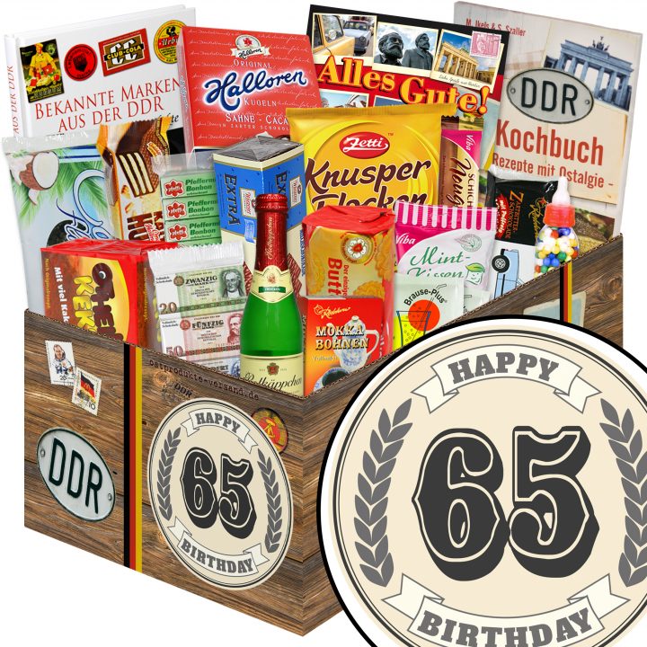 Details Zu Zum 65. Geburtstag | Geschenke 65. Geburtstag Mann |  Süssigkeiten Ost mit Geschenke Zum 65 Geburtstag Für Männer