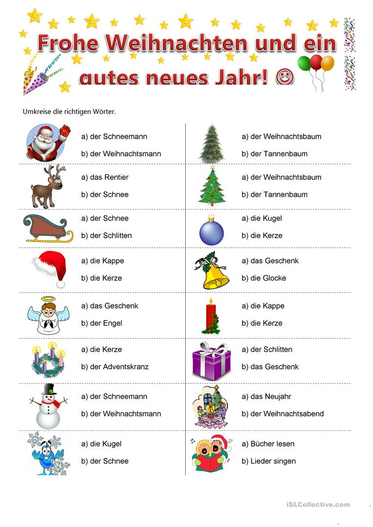 Deutsch Daf Weihnachten Arbeitsblätter - Beliebteste Ab (253 verwandt mit Weihnachten Arbeitsblätter Grundschule