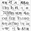 Di 37 - Rems-Murr-Kreis : Einleitung : 5. Die Schriftformen bei Gotische Buchstaben