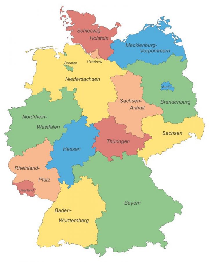 Die 16 Bundesländer bestimmt für Die 16 Bundesländer