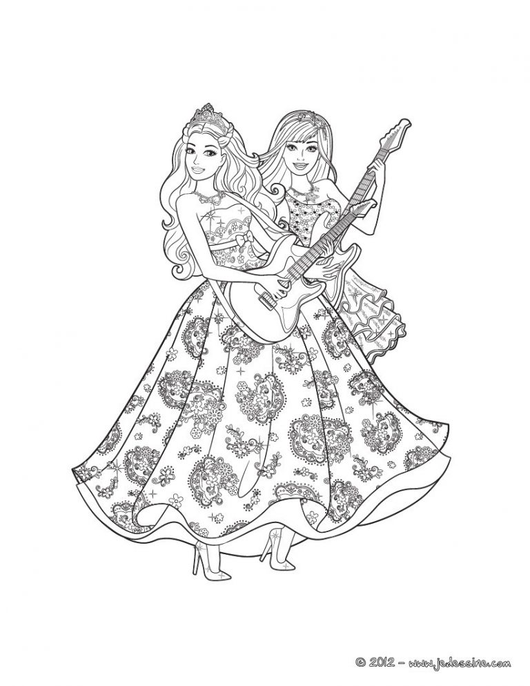 Barbie Prinzessin Und Der Popstar Ausmalbilder Ausmalbilder
