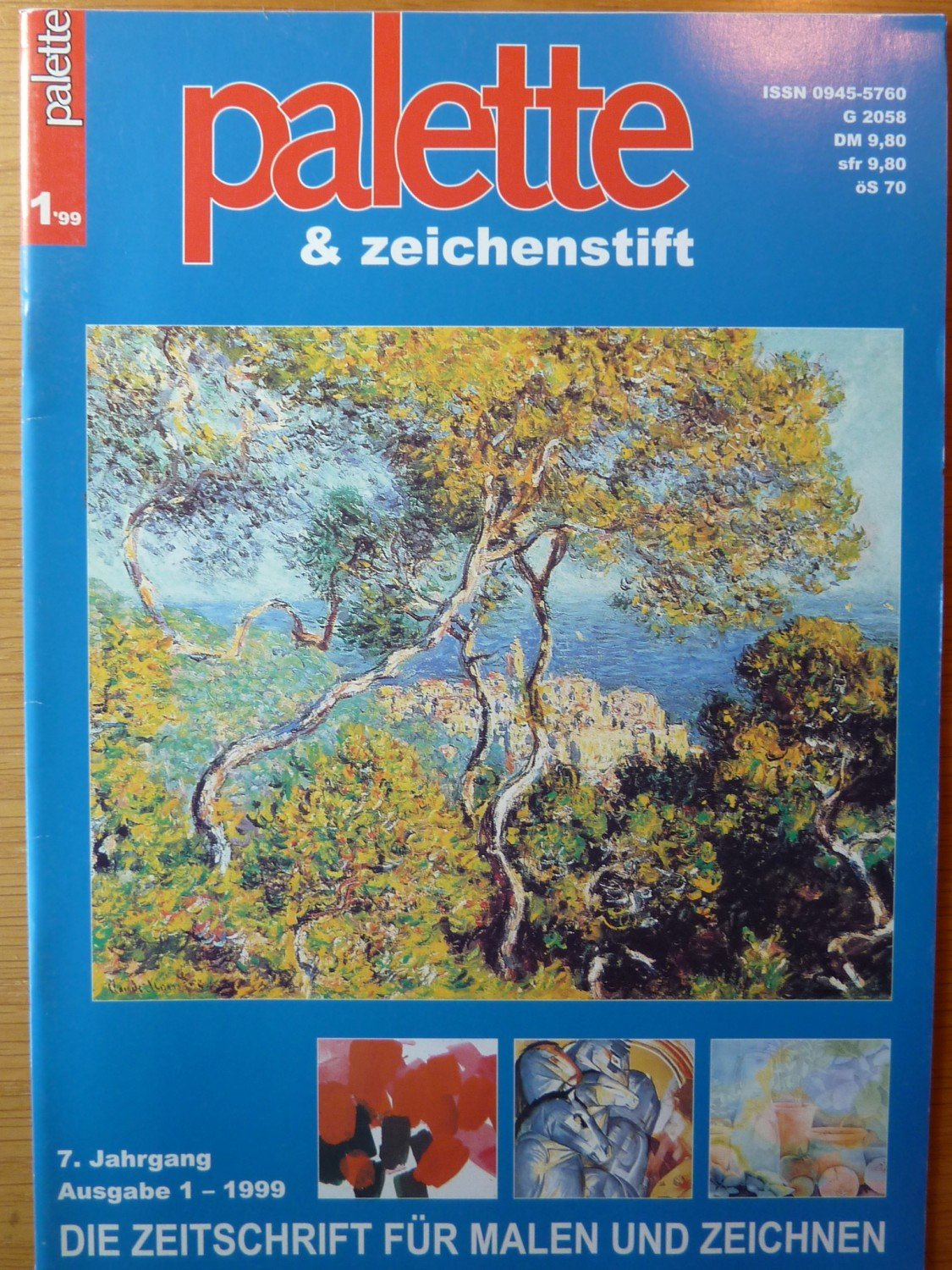 Die Zeitschrift Für Malen Und Zeichnen, 4 Hefte bestimmt für Malen Zeitschrift