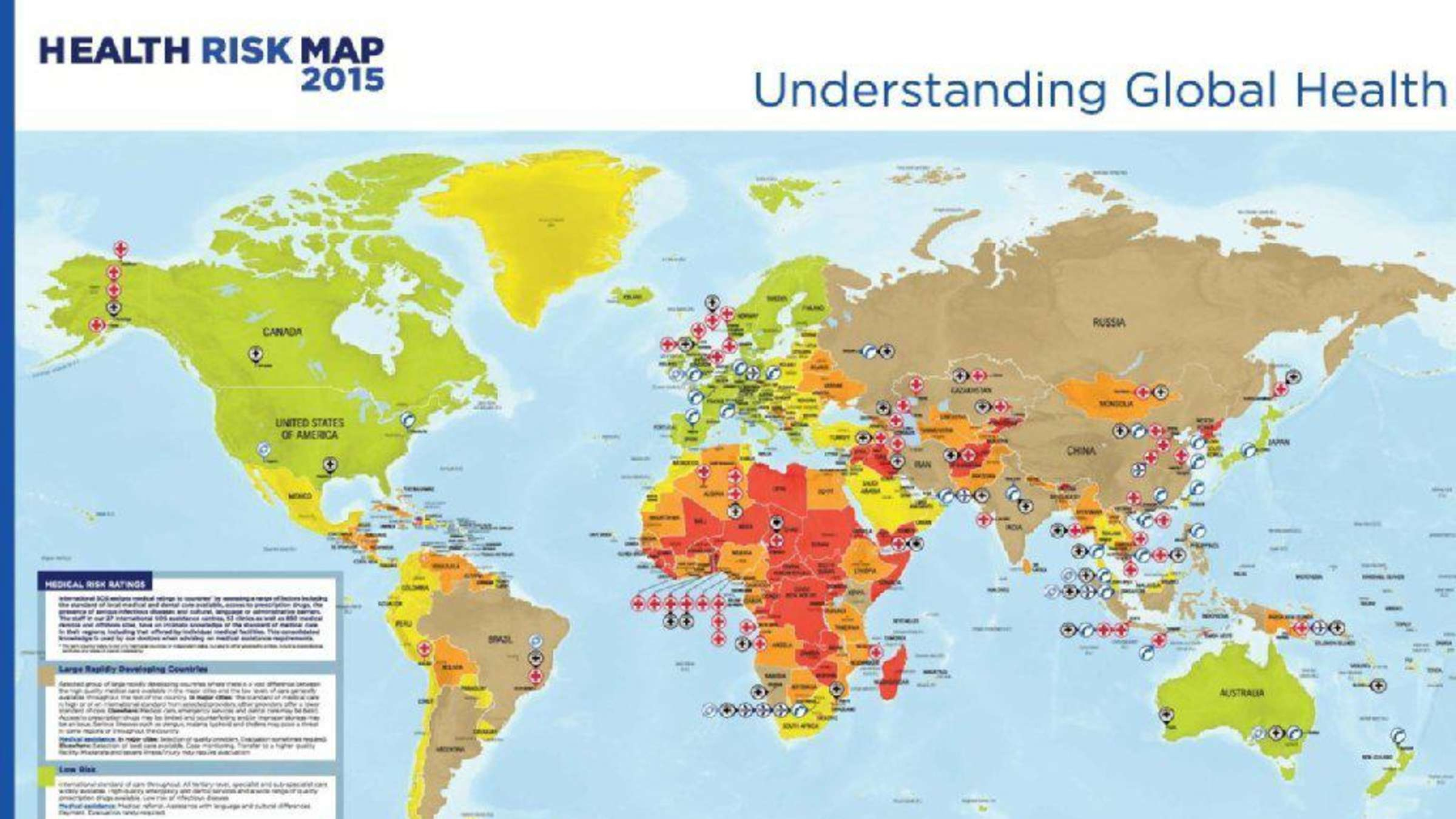 Diese Länder Haben Ein Hohes Gesundheitsrisiko | Reise bestimmt für Länder Der Erde Karte