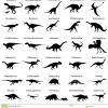 Dinosaur-Collection-Silhouettes-Dinosaurs-Names-52603703 bei Dinosaurier Namen Und Bilder