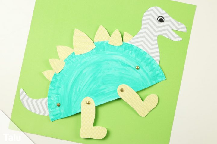 Dinosaurier Basteln Aus Papier &amp; Pappe | Anleitung Für für Bastelvorlage Dinosaurier