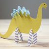 Dinosaurier Basteln Aus Papier &amp; Pappe | Anleitung Für über Bastelvorlage Dinosaurier