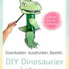 Dinosaurier Laterne Mit Kindern Basteln | Diy For Kids, Fun für Bastelvorlage Dinosaurier