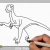Dinosaurier Zeichnen Lernen Einfach Für Anfänger &amp; Kinder in Dino Zeichnen