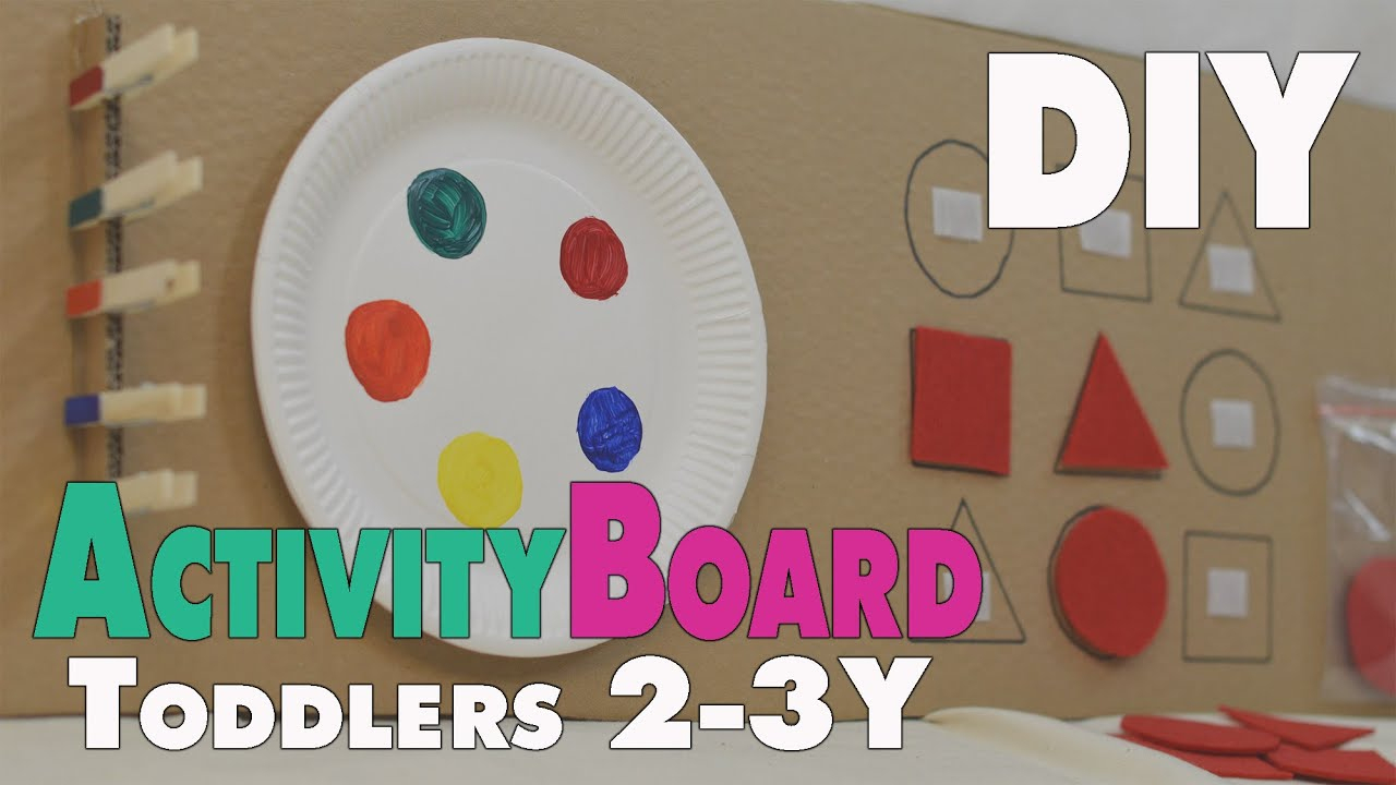 Diy Activity Board | Ideen Für Kleinkinder Von Ca. 2-3 Jahren | Mamiblock -  Der Mami Blog innen Bastelideen Für 2 3 Jährige